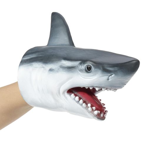 Simulation De Requin Dinosaure Crocodile, Marionnette À Main Non Toxique, Caoutchouc Souple Et Extensible, Tête D'animal, Jouet, Gants, Cadeau Pour Enfants