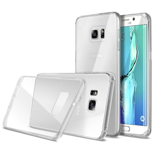 Caseink - Coque Housse Etui Pour Samsung Galaxy S6 Edge+ / Plus G928 [Crystal Ultra Clear Hd - Semi Rigide Souple Tpu Transparent - Ultra Fin 0.5mm] Full Cover