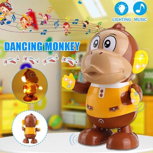 Robot Électrique En Forme De Singe, Jouet Amusant De Danse De Rue, Musique, Danse D'animal, Cadeaux Pour Enfants