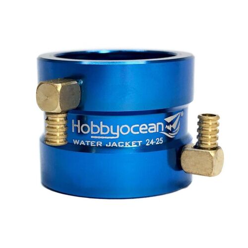 veste de refroidissement à eau pour moteur sans balais, en alliage d'aluminium 2425, pour bateau à Jet RC, 2430, 2435, 2440, 2445
