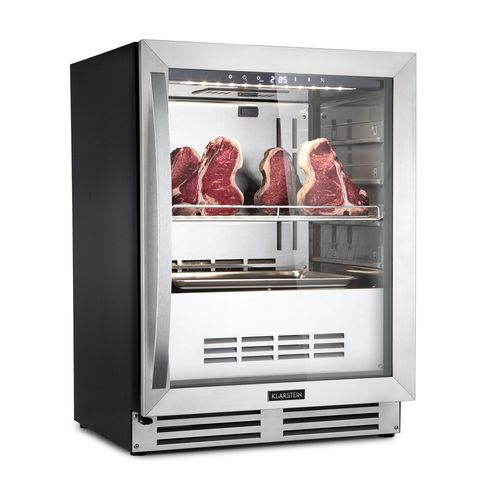 Klarstein Steakhouse Pro - Cave De Maturation Pour Viande, 1 Zone / 98 L , Panneau Tactile - Inox