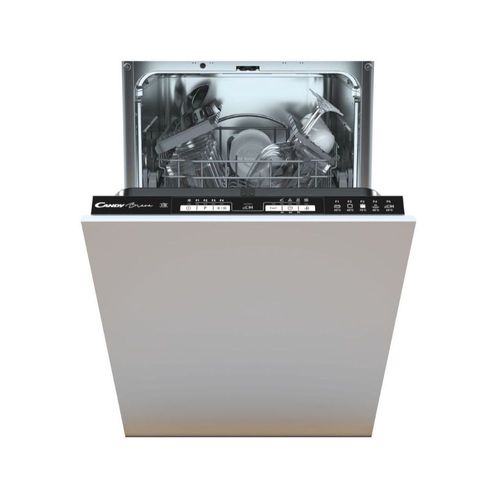 Lave-vaisselle Candy Brava CDIH 2L1047 - encastrable - Niche - 45x60x82 cm (lxpxh) - noir