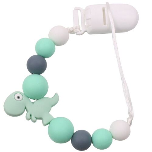 Porte-Sucette En Silicone Avec Perles, Anneau De Dentition, Jouets Pour Nourrissons, Garçons Et Filles, Nouveau-Né
