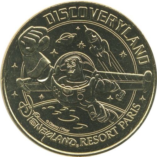 Jeton Touristique De La Monnaie De Paris - 77700 Disneyland Paris - Discoveryland - Buzz L’Eclair. Édition 2023.