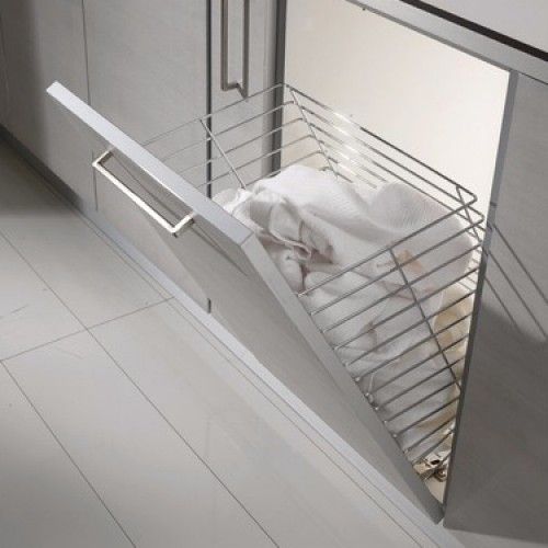 Paniers à linge pour portes basculantes - largeur 400/114318 INOXA