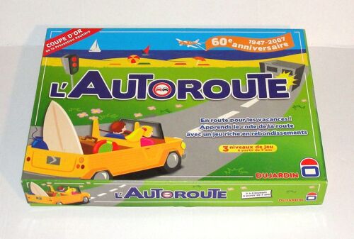 L'autoroute Dujardin 60e Anniverssaire 2007 - Jeu De Societe Du Code De La Route Vintage