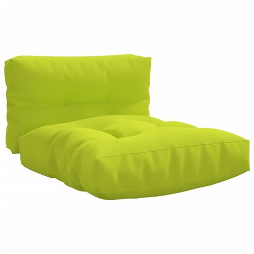 Coussins De Canapé Palette 2 Pcs Vert Vif Tissu Vidaxl Vidaxl