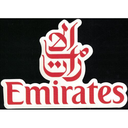 Autocollant Emirates Dubaï Compagnie Aérienne