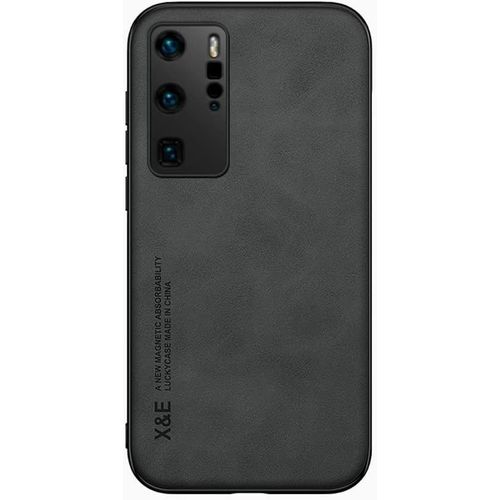 Coque Pour Huawei P40 Pro - Case Housse Etui Plaque De Metal Integree Pour Huawei P40 Pro - Noir