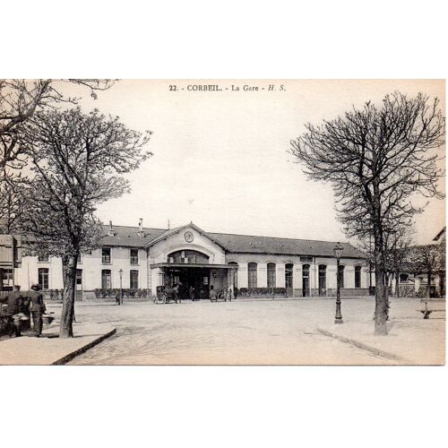 Corbeil - La Gare (Carte Ancienne 91 Essonne, Animée)