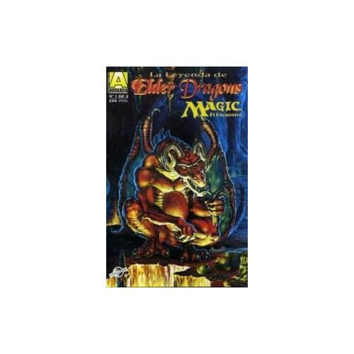 Leyenda De Elder Dragons N° 1 ( De 2, Version Espagnole 1997 ) ** Doug Wheatley Art ** Magic El Encuentro / The Gathering