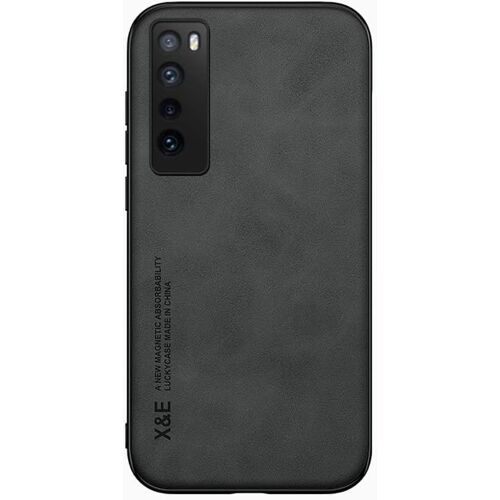 Coque Pour Huawei Nova 7 - Case Housse Etui Plaque De Metal Integree Pour Huawei Nova 7 - Noir