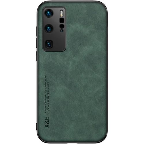 Coque Pour Huawei P40 Pro - Case Housse Etui Plaque De Metal Integree Pour Huawei P40 Pro - Vert