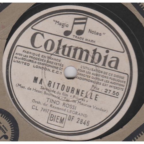 25 Cm 78 Trs Ma Ritournelle / Dîtes-Lui De Ma Part Label Columbia Blanc