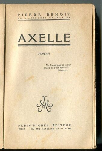 Axelle - Sans Couverture