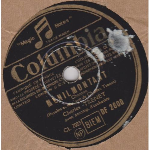 25 Cm 78 Trs Ménil Montant / Tout Me Sourit