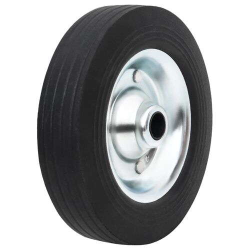 Roue De Jauge Ø20x5 Cm Caoutchouc Solide Et Acier Vidaxl Vidaxl