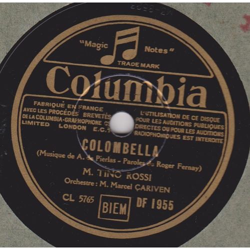 25 Cm 78 Trs Colombella / Le Secret De Tes Caresses