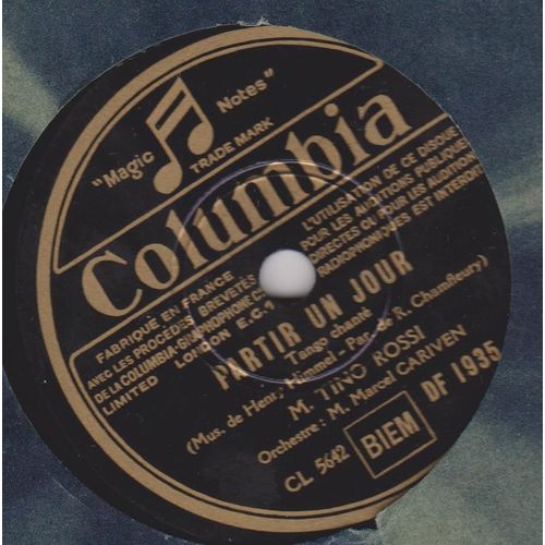 25 Cm 78 Trs Partir Un Jour / Au Delà Des Nuages