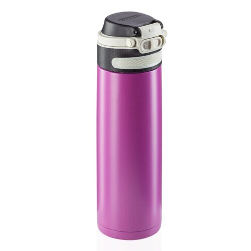 Bouteille thermos Flip 600 ml Violet Leifheit