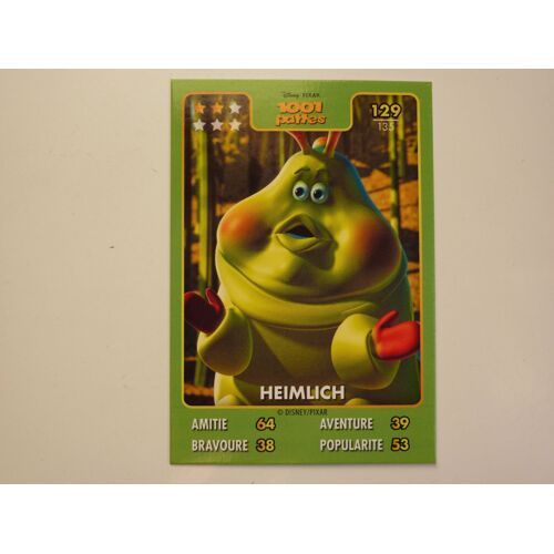 Carte Auchan Disney Pixar 129/135 "Heimlich" (1001 Pattes)