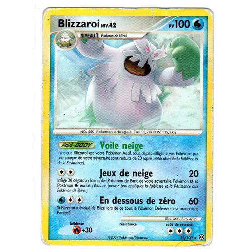 Blizzaroi 12/100 Set Tempête Fr