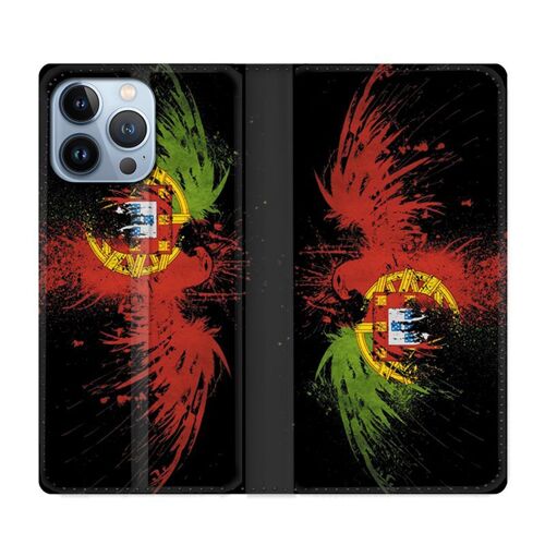 Housse Cuir Portefeuille Pour Iphone 13 Pro Portugal Aigle