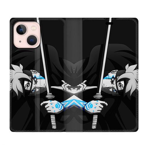 Housse Cuir Portefeuille Pour Iphone 13 Mini Manga Boruto Epée