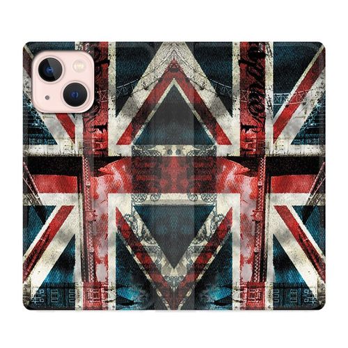 Housse Cuir Portefeuille Pour Iphone 13 Mini Angleterre Uk Jean's