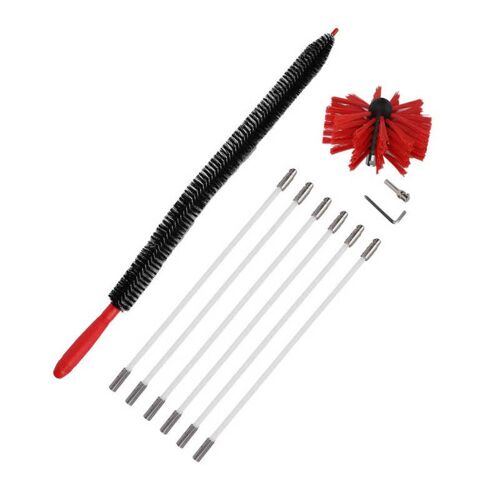 Brosse De Nettoyage Pour Chemin¿¿e, Type Presse, Nylon Durable, Doux, Durable, Petite Taille, Nettoyage Des Murs Int¿¿rieurs, Outil De Nettoyage De Hott 9109-May14A00124