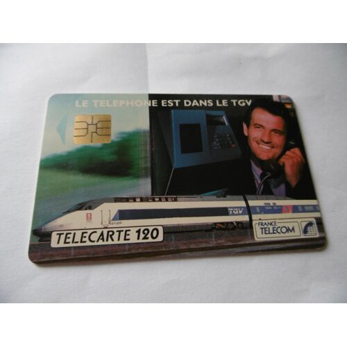 Carte Téléphone - Le Téléphone Est Dans Le Tgv - 120 U - 04/92
