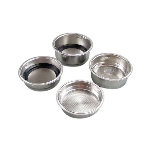Accessoires pour Machine à café italienne AD-51mm, tasse à pression, filtre avec anneau noir, panier amovible pour bol de poudre