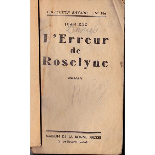 L'erreur De Roselyne