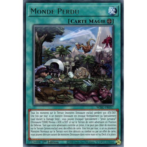 Carte Yu-Gi-Oh! - Wisu-Fr057 Monde Perdu - Rare
