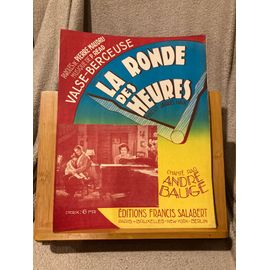 La Ronde Des Heures Ronde Berceuse Musique Film Partition Piano Salabert A Baugé