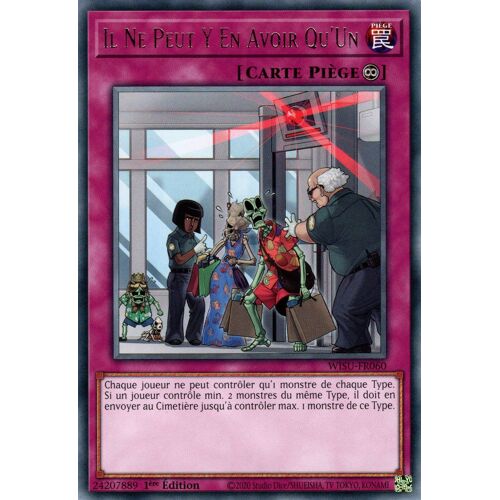 Carte Yu-Gi-Oh! - Wisu-Fr060 Il Ne Peut Y En Avoir Qu'un - Rare