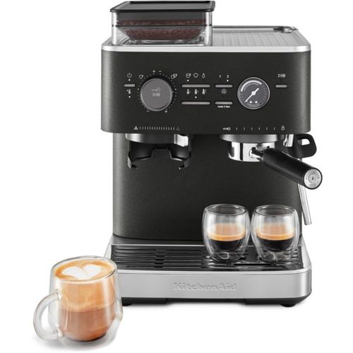 Machine à expresso semi-automatique avec broyeur à café KitchenAid 5KES6551EBK Truffe noire