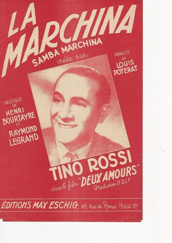 La Marchina. Tino Rossi. A 19