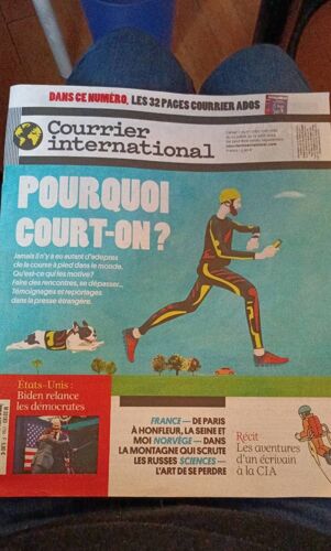 Courrier International Du Numero 1760, 1761 Et 1762 Du 25 Juillet Au 13 Aout 2024 Pourquoi Court On ?