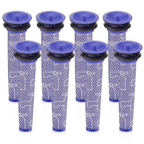 Pré filtres HEPA lavables pour aspirateur Dyson V6 V7 V8 DC58 DC59 DC61 DC62 DC74, pièces de remplacement, 8 pièces May06106935