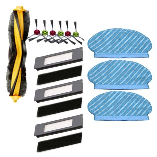 Ensemble de tissus de vadrouille pour aspirateur Ecovacs Deebot Ozmo 920 950, accessoires de remplacement pour brosse latérale