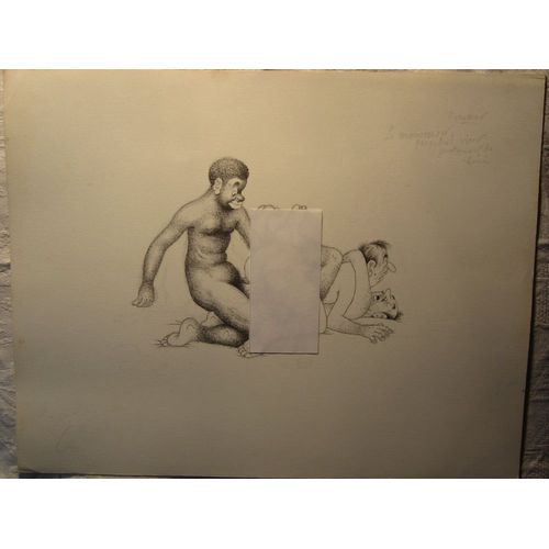 Estampe Érotique D'albert Dubout N°4