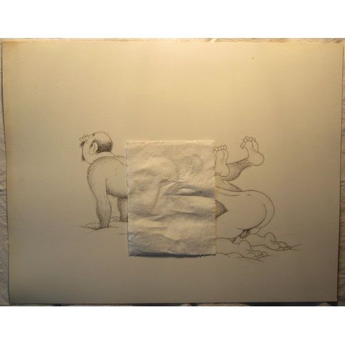 Estampe Érotique D'albert Dubout N°5
