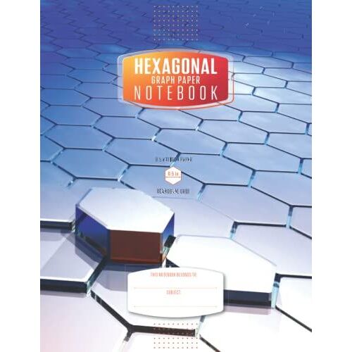 Hexagonal Graph Paper Notebook: Biochemistry Organic Chemistry Science Chem Lab Hex Journal