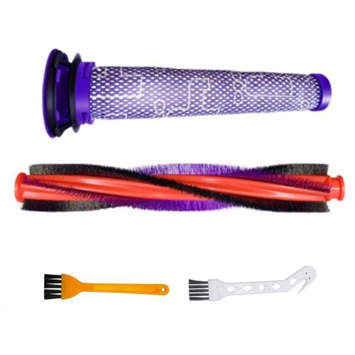 Pièces de pré filtre pour aspirateur sans fil Dyson V6 Animal pelucheux, barre de brosse rouleau à poils de 22.5cm, DC59 DC62 SV03 SV073