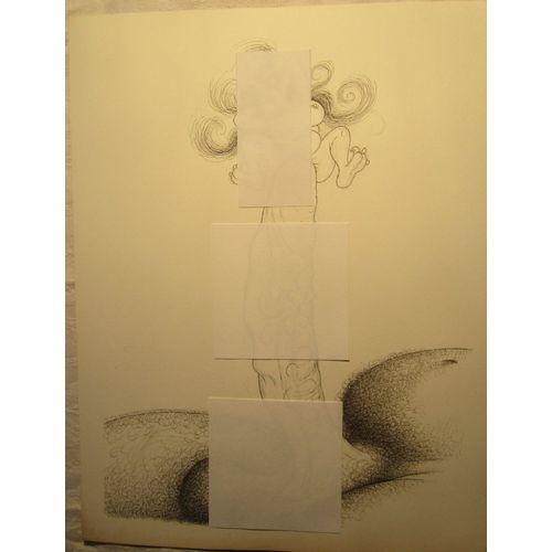 Estampe Érotique D'albert Dubout N°8