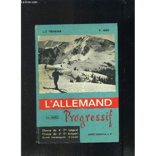L Allemand Progressif 3ème Année- Specimen