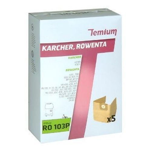 Temium RO103P - Sac - pour aspirateur (pack de 5)