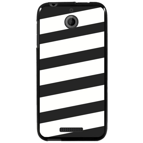 Coque souple pour HTC Desire 510 avec impression Motifs bandes blanches