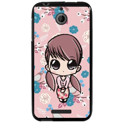 Coque Souple Pour Htc Desire 510 Avec Impression Motifs Petite Fille Manga